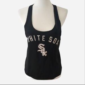 Victoria's Secret PINK 5th & Ocean Chicago White Sox Tank Top Black Women's S/P